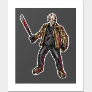 Jason Friday the 13th Posters and Art